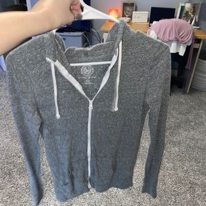 Gray Zip Up